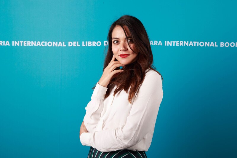 La escritora española Elvira Sastre en la Feria Internacional del Libro de Guadalajara