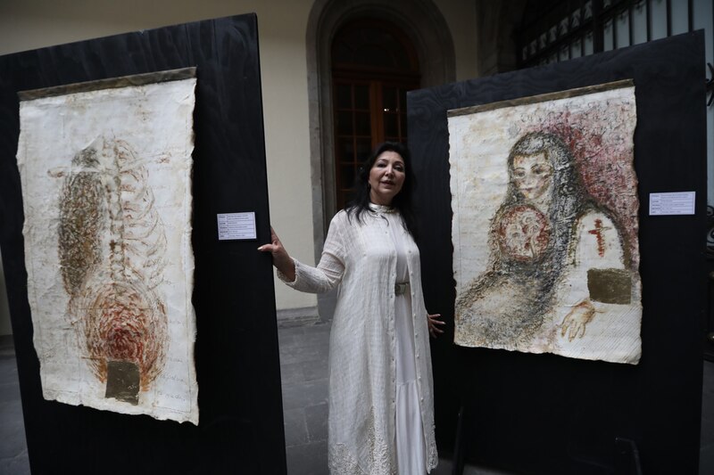 La artista visual mexicana Ana Fuentes expone sus obras en el Museo de la Ciudad de México