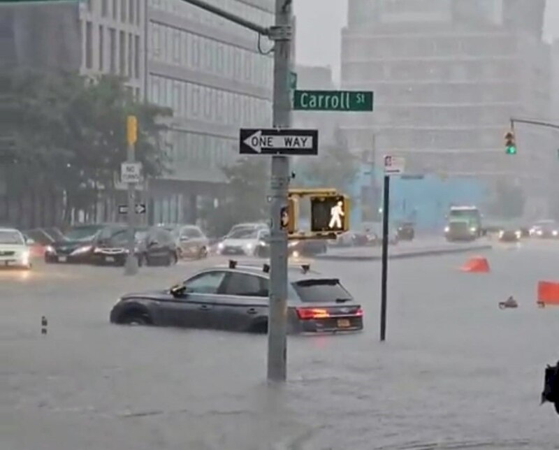 Inundaciones en Nueva York