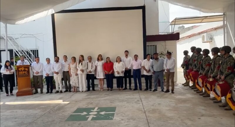 Ceremonia de toma de protesta de la nueva presidenta del IEPC Tabasco