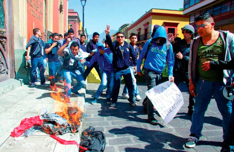 Protesta estudiantil en México