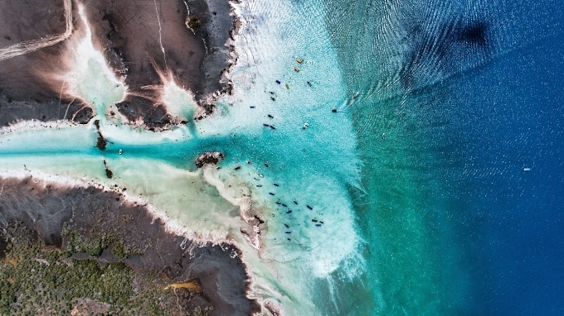 Laguna Cejar, un oasis en el desierto de Atacama