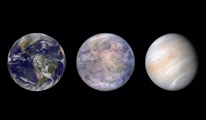 Los planetas interiores del Sistema Solar