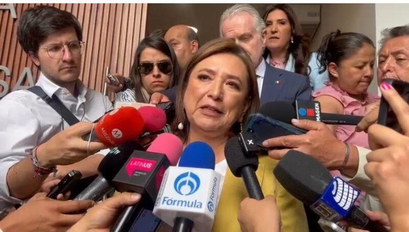 La Jefa de Gobierno de la Ciudad de México, Claudia Sheinbaum, ofrece una conferencia de prensa.