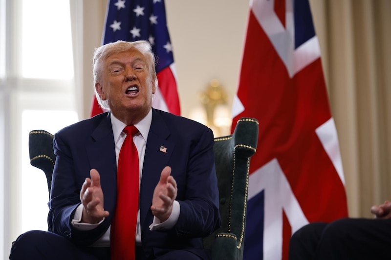 Donald Trump. El presidente de Estados Unidos aseguró que no está viendo ningún progreso en las negociaciones de alto al fuego entre Ucrania y Rusia.