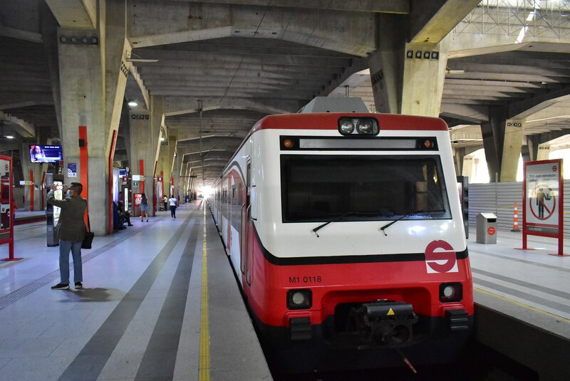 Tren en la estación