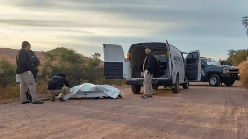 Levantamiento de un cuerpo en una carretera