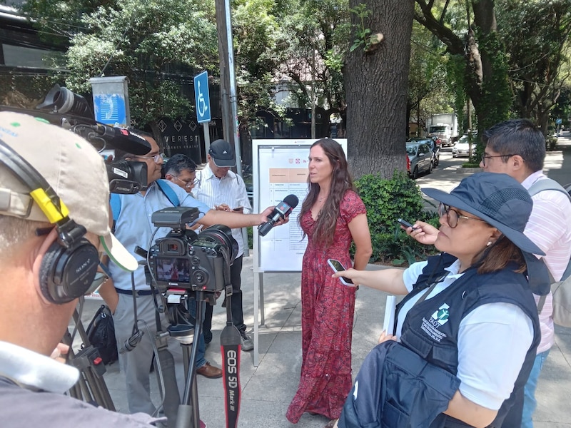 Conferencia de prensa sobre el ruido en la Ciudad de México