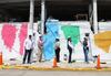 A más de un año de los huracanes Otis y John, “Juntos Pintamos Acapulco” sin concluir y con rezagos