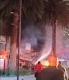 Restaurante La Soldadera se incendia a unos metros del Monumento a la Revolución