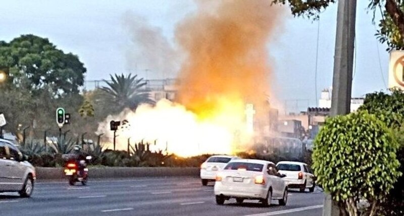 Incendio en la Ciudad de México