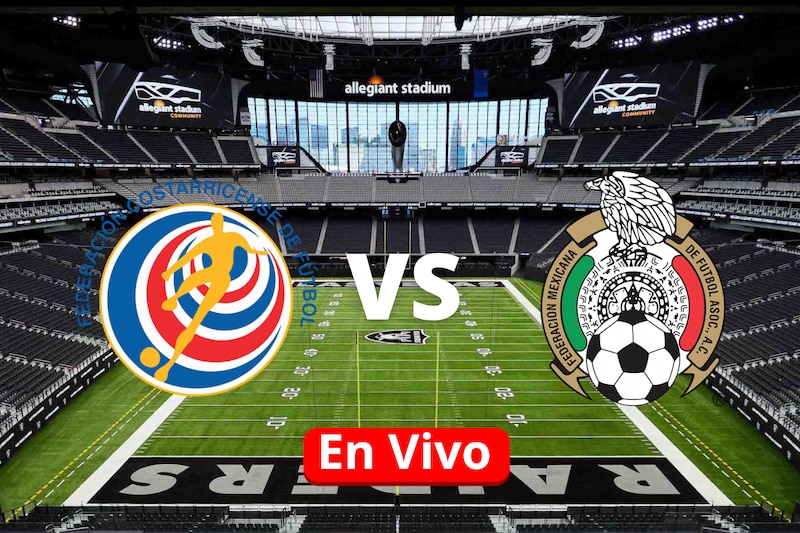 Partido México vs Costa Rica este 22 de junio