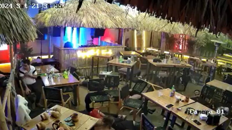 Cámara de seguridad registró el ataque armado al bar Los Cantaritos, en Querétaro