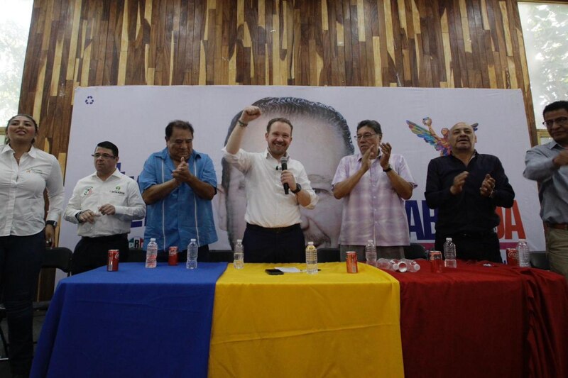 Candidato a la presidencia de Colombia Gustavo Petro durante un discurso.