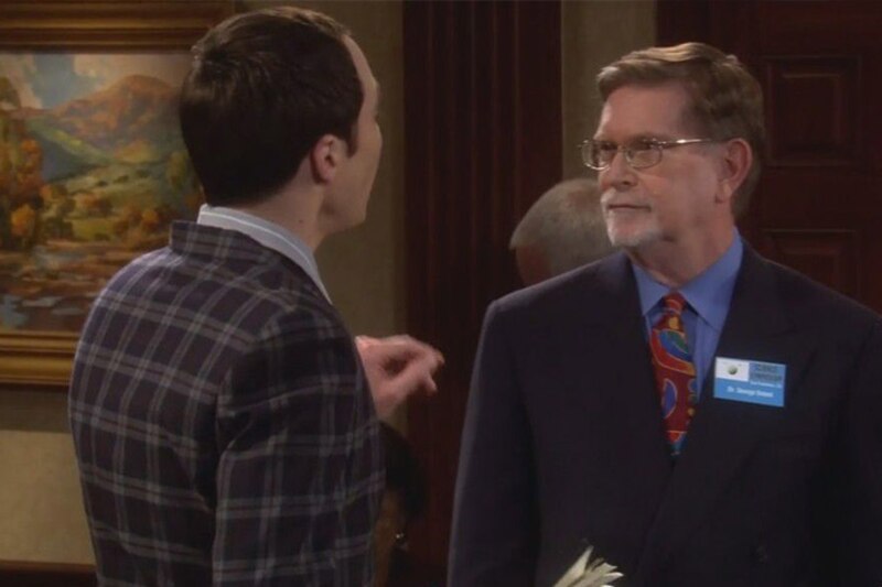 Sheldon Cooper y el Presidente de la Universidad