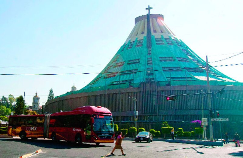 La Basílica de Guadalupe es un importante lugar de peregrinación en la Ciudad de México