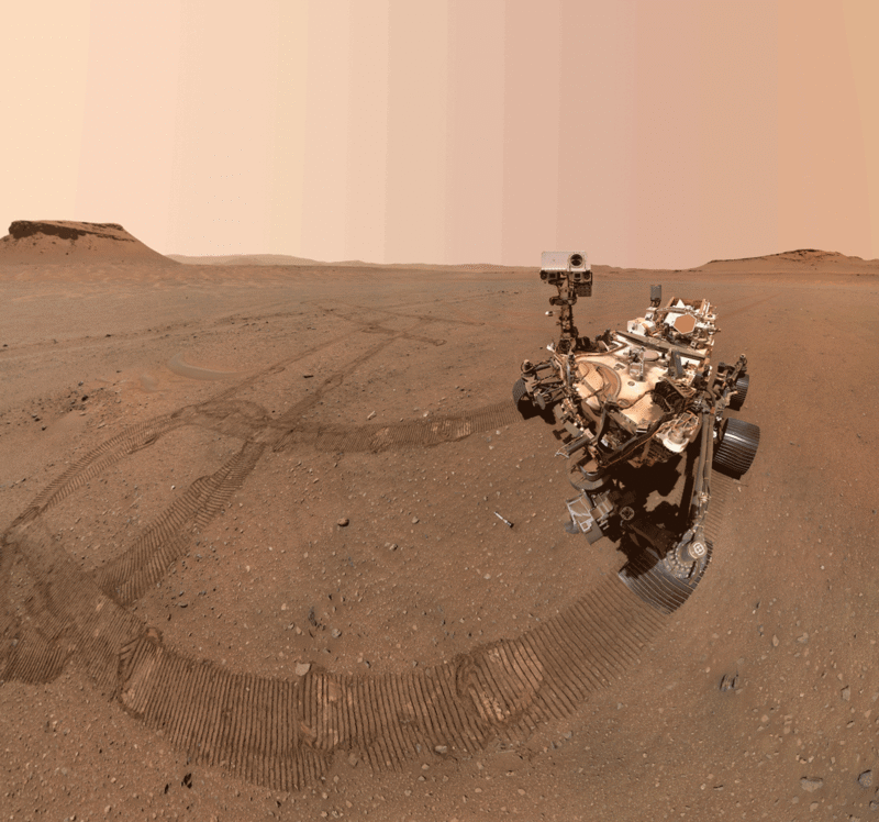 El rover Curiosity de la NASA explora la superficie de Marte