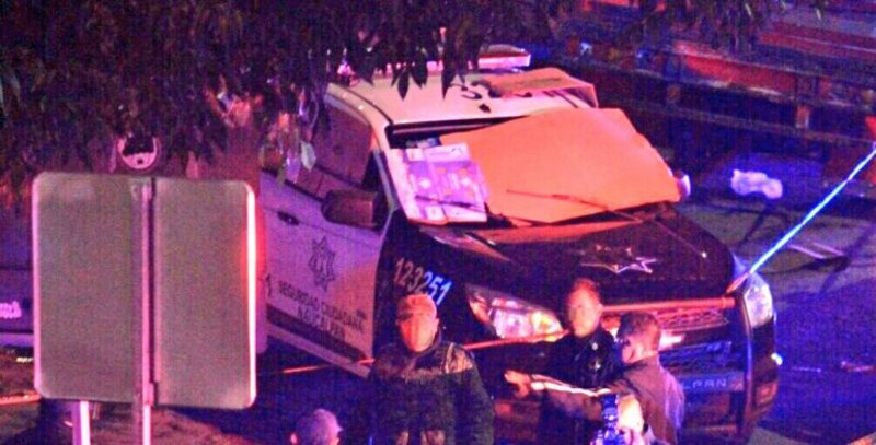Accidente de coche de policía