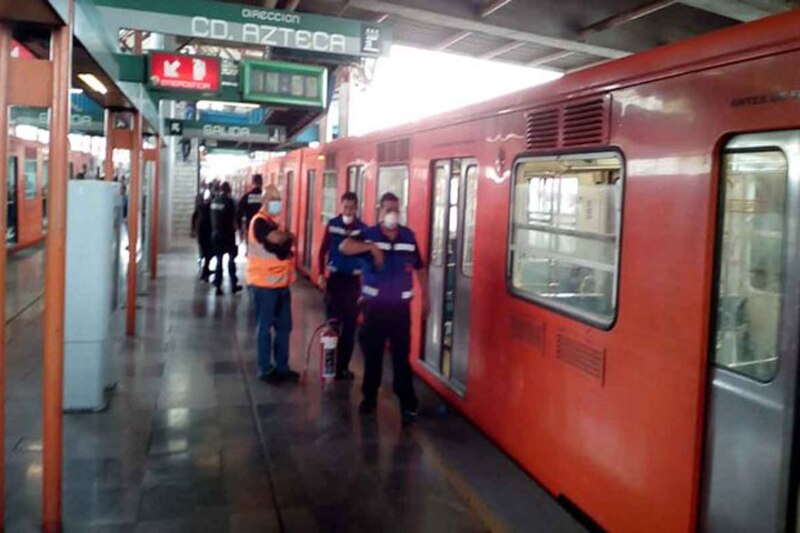 Accidente en el Metro de la Ciudad de México deja un muerto y varios heridos