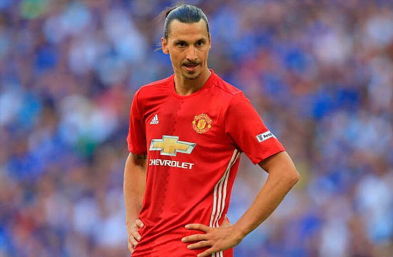 Zlatan Ibrahimovic, el jugador sueco del Manchester United.