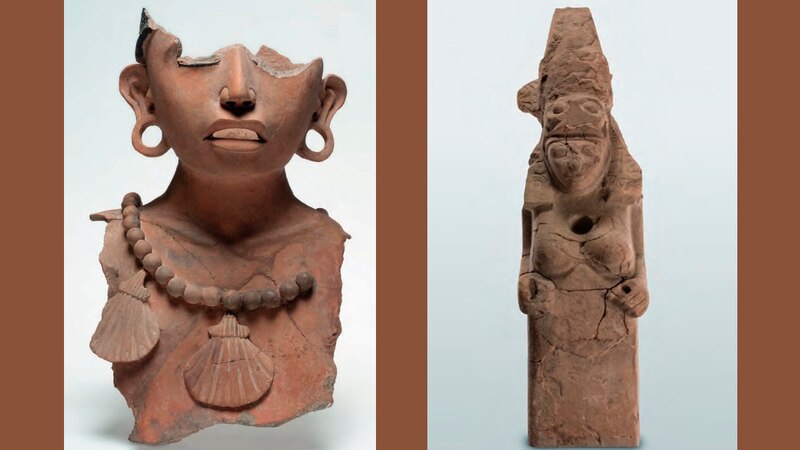 Escultura de la diosa Chac Mool
