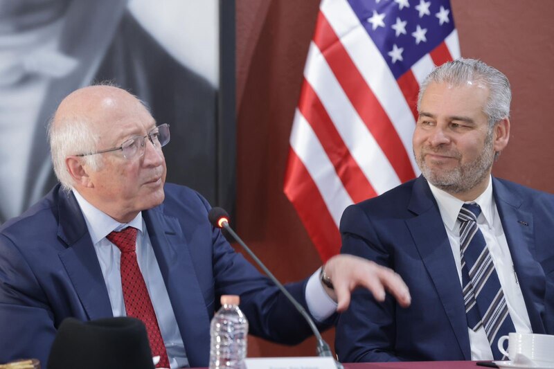 El presidente de Estados Unidos, Joe Biden, se reúne con el presidente de México, Andrés Manuel López Obrador.