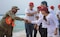 Ana Paty Peralta encabeza primera limpieza simultánea de sargazo de playas en Cancún    