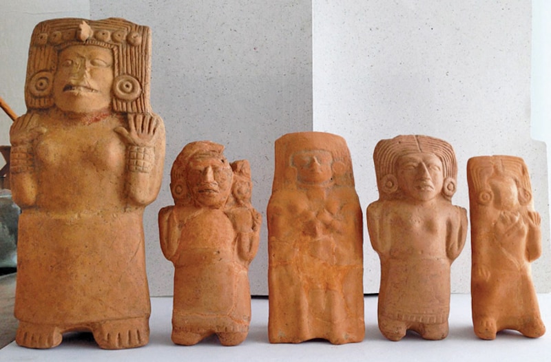 Figuras de barro prehispánicas