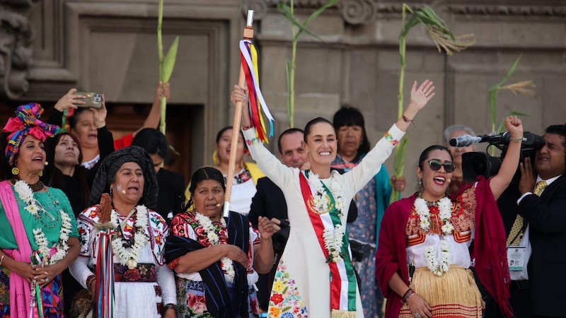 Xiomara Castro, presidenta electa de Honduras, saluda a sus simpatizantes.