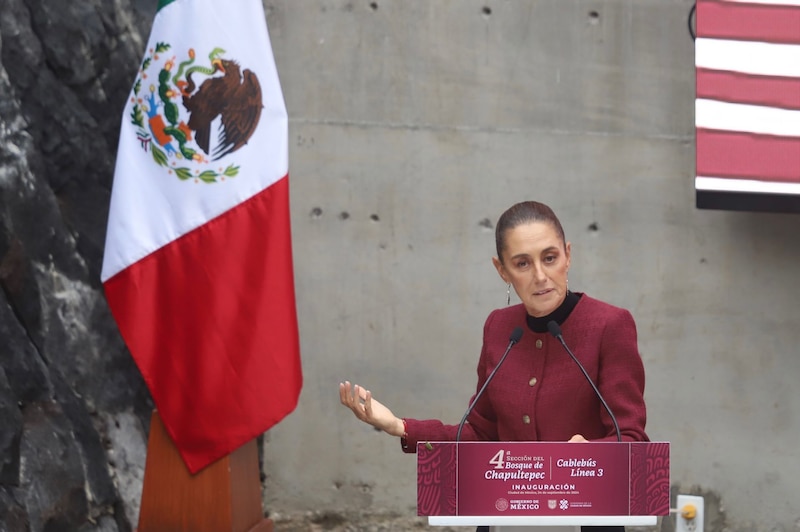 Inauguración del Cablebús Línea 3 en el Bosque de Chapultepec