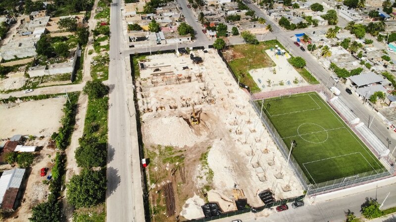 Construcción de un nuevo estadio de fútbol en la ciudad de Santo Domingo