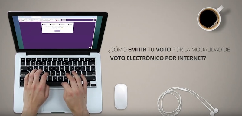 ¿Cómo emitir tu voto por la modalidad de voto electrónico por internet?