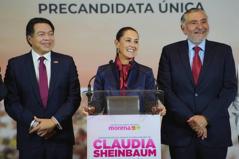 Title: Claudia Sheinbaum presenta su equipo de precampaña