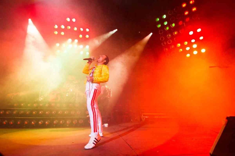 Freddie Mercury en concierto