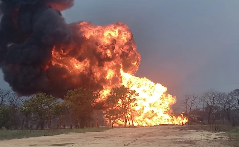 Explosión en una fábrica de productos químicos