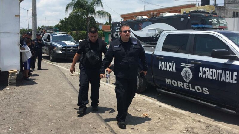 Policía de Morelos detiene a dos hombres en posesión de droga