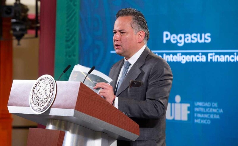 El titular de la UIF, Santiago Nieto, habla sobre el caso Pegasus.