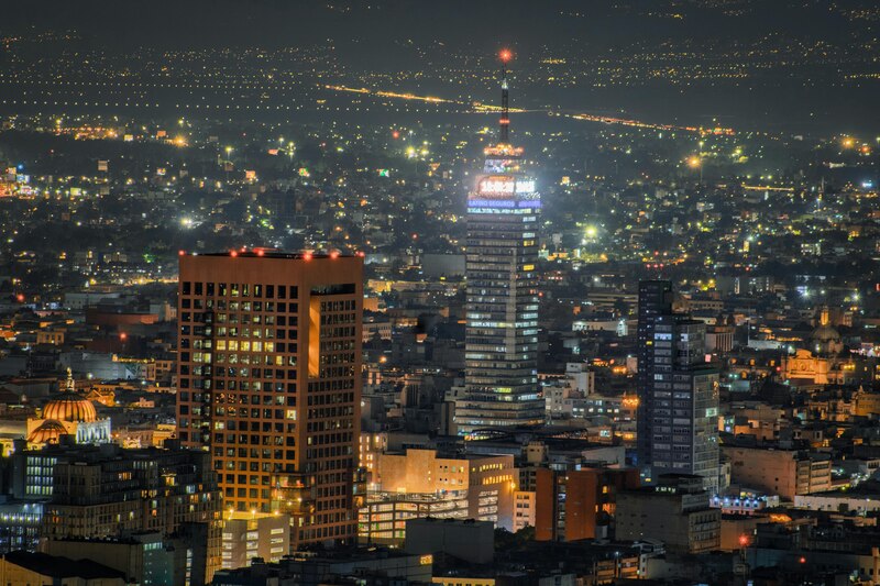 Vista aérea de la Ciudad de México