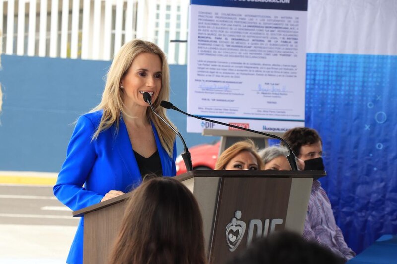 La presidenta del DIF estatal, Yolanda Ramírez, inaugura el Centro de Rehabilitación Integral de Lagos de Moreno