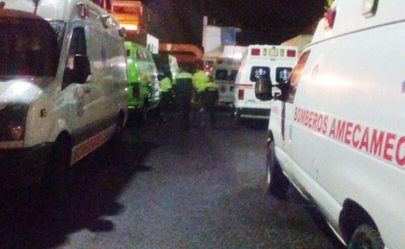 Accidente de tráfico en la carretera