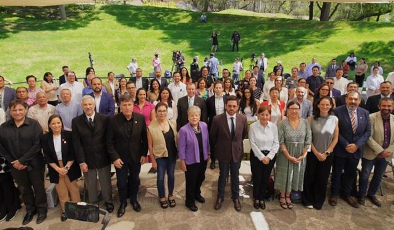 Funcionarios ambientales de México reunidos en el Bioparque San Antonio durante un encuentro nacional para definir políticas ambientales conjuntas.