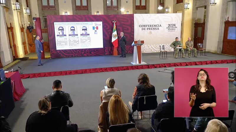 Conferencia de prensa sobre extradiciones a Estados Unidos