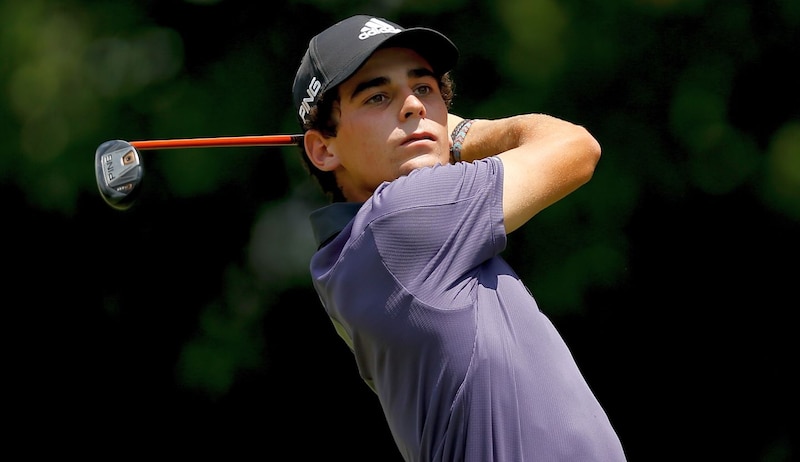 El golfista español Sergio García en acción durante un torneo