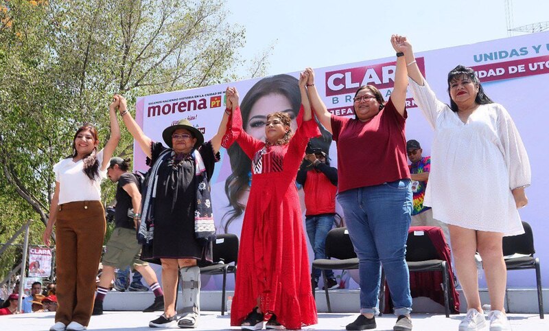 ¡Unidas y fuertes! Mujeres de Morena celebran el triunfo de la 4T