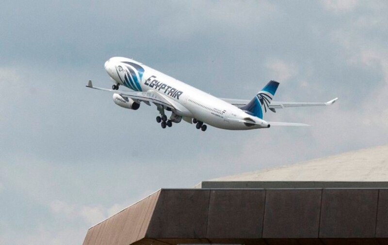 Despegue del avión de EgyptAir