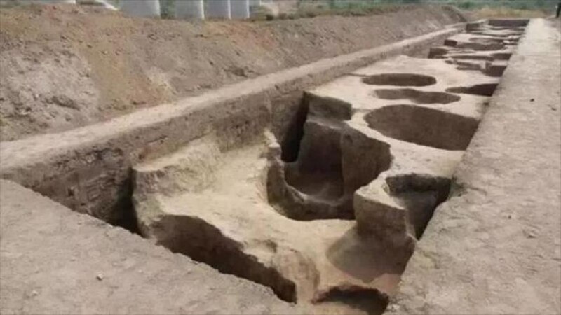 Restos arqueológicos de una antigua civilización