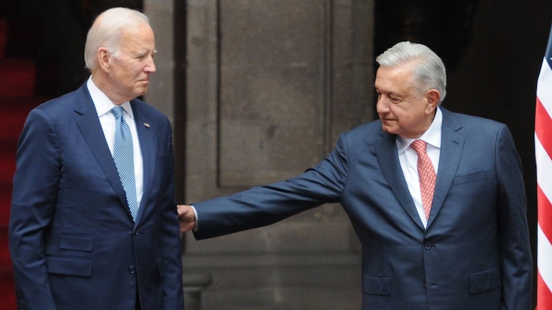 El presidente Biden y el presidente López Obrador se reúnen en la Casa Blanca