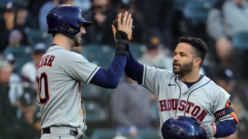 Los Astros de Houston celebran su victoria en la Serie Mundial