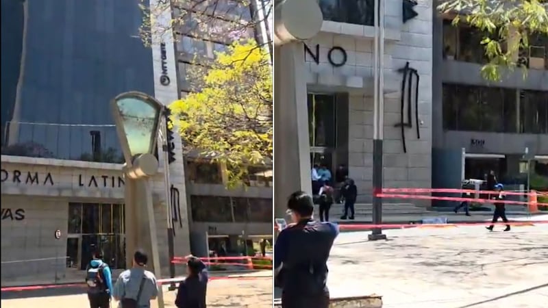Mujer cae del décimo piso en edifico de Reforma