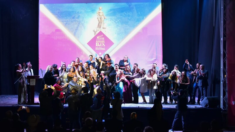 Actores y actrices en la alfombra roja del Festival de Cine de Baja California